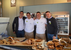 Vier Van der Westen-broers op een rij: Gerrie, Timmy, Eddy en Randy.